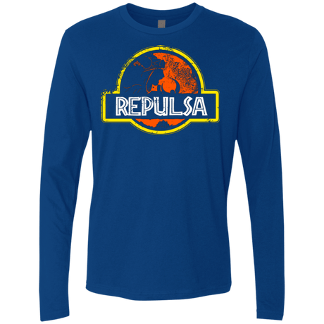 T-Shirts Royal / Small Jurassic Power Evil Men's Premium Long Sleeve