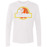 T-Shirts White / Small Jurassic Power Evil Men's Premium Long Sleeve