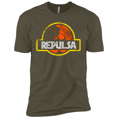 T-Shirts Military Green / X-Small Jurassic Power Evil Men's Premium T-Shirt