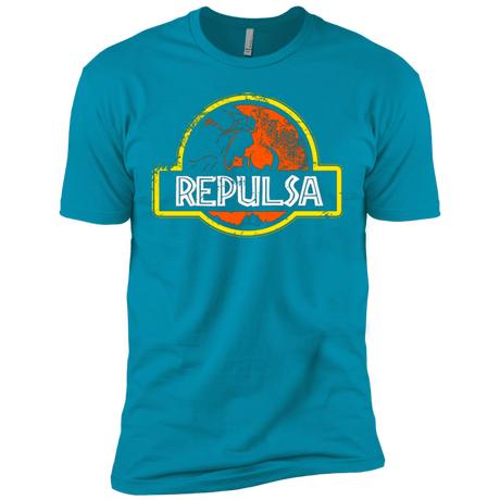 T-Shirts Turquoise / X-Small Jurassic Power Evil Men's Premium T-Shirt