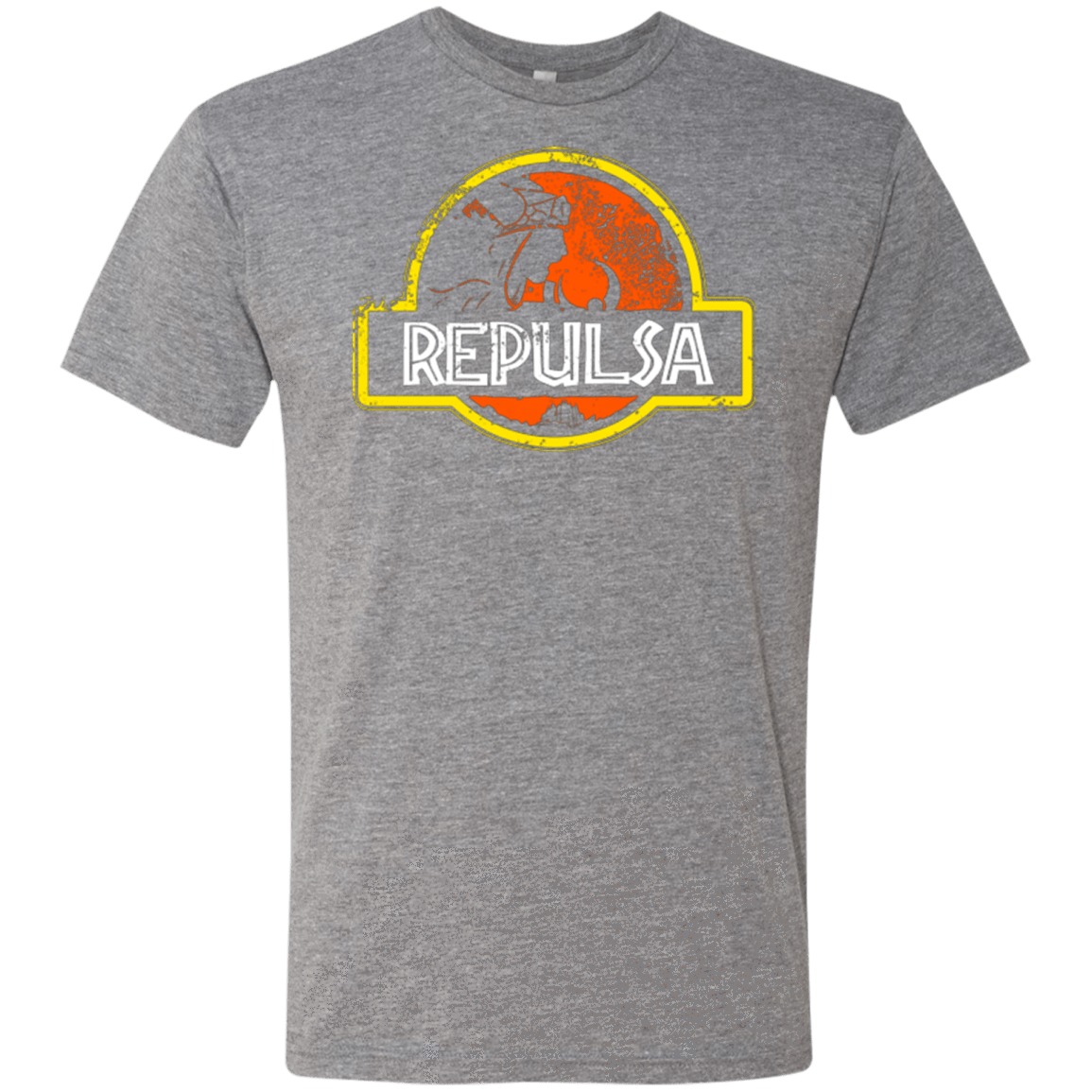 T-Shirts Premium Heather / Small Jurassic Power Evil Men's Triblend T-Shirt