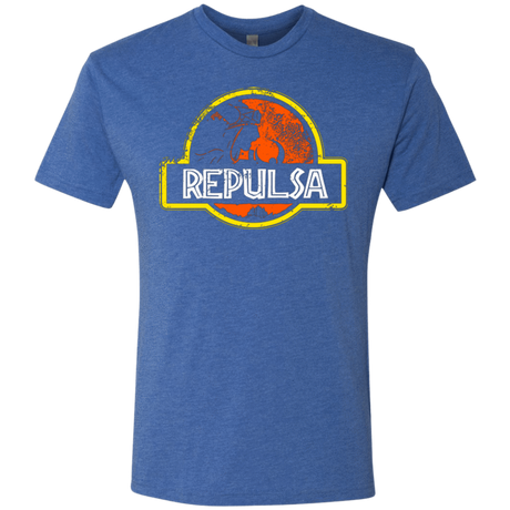 T-Shirts Vintage Royal / Small Jurassic Power Evil Men's Triblend T-Shirt