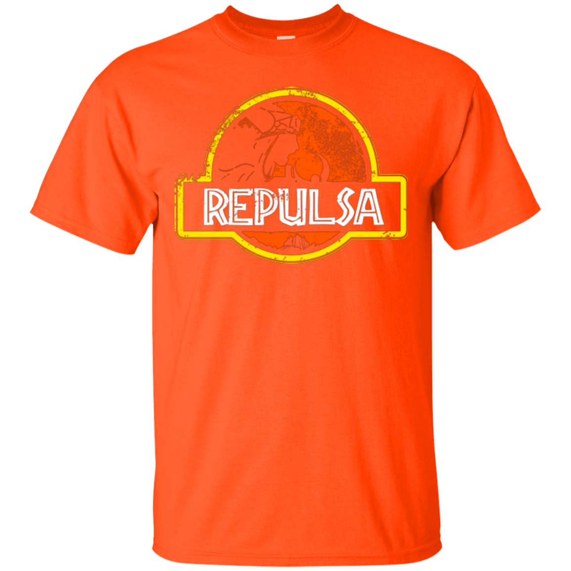 T-Shirts Orange / Small Jurassic Power Evil T-Shirt