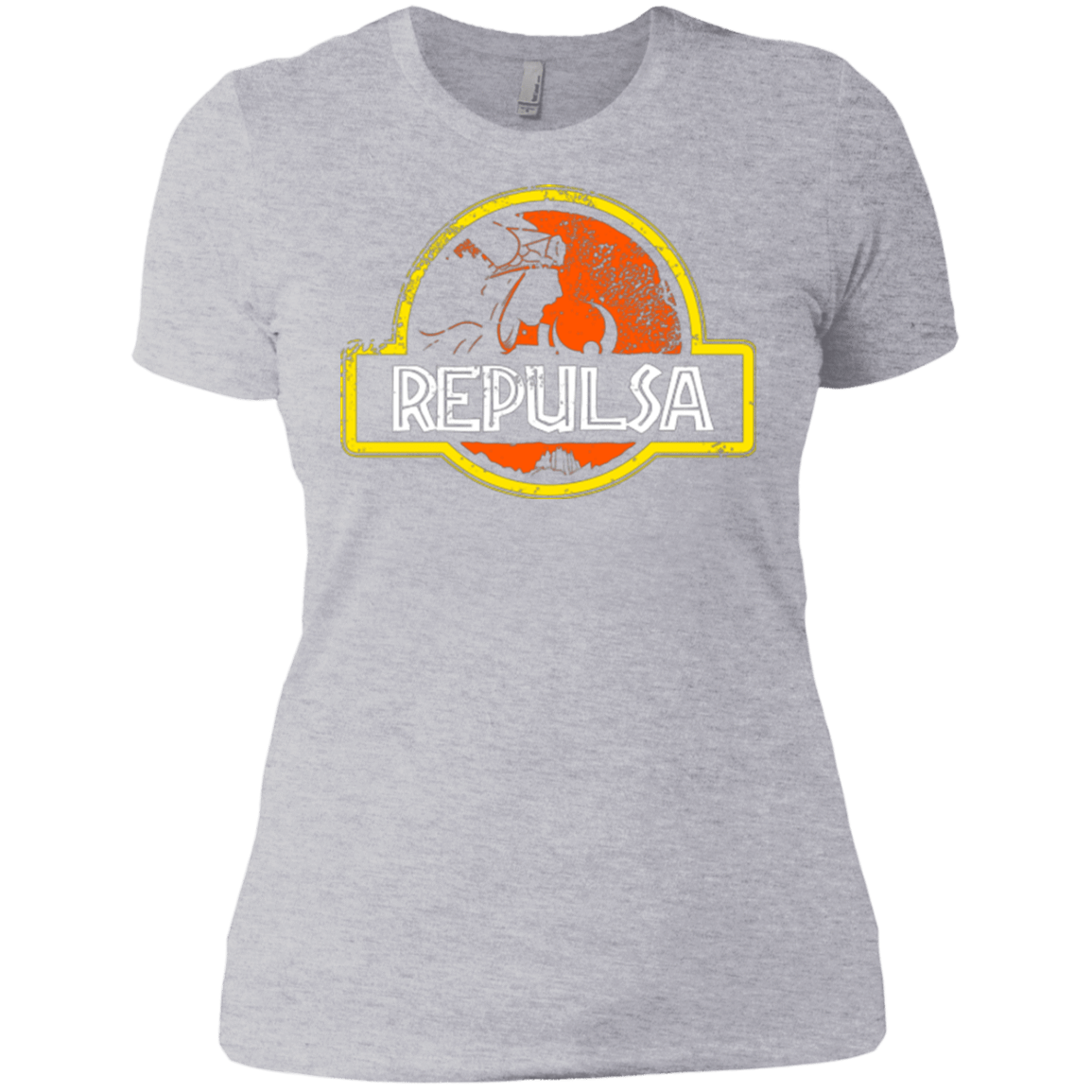 T-Shirts Heather Grey / X-Small Jurassic Power Evil Women's Premium T-Shirt