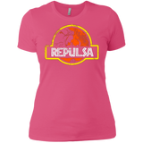 T-Shirts Hot Pink / X-Small Jurassic Power Evil Women's Premium T-Shirt