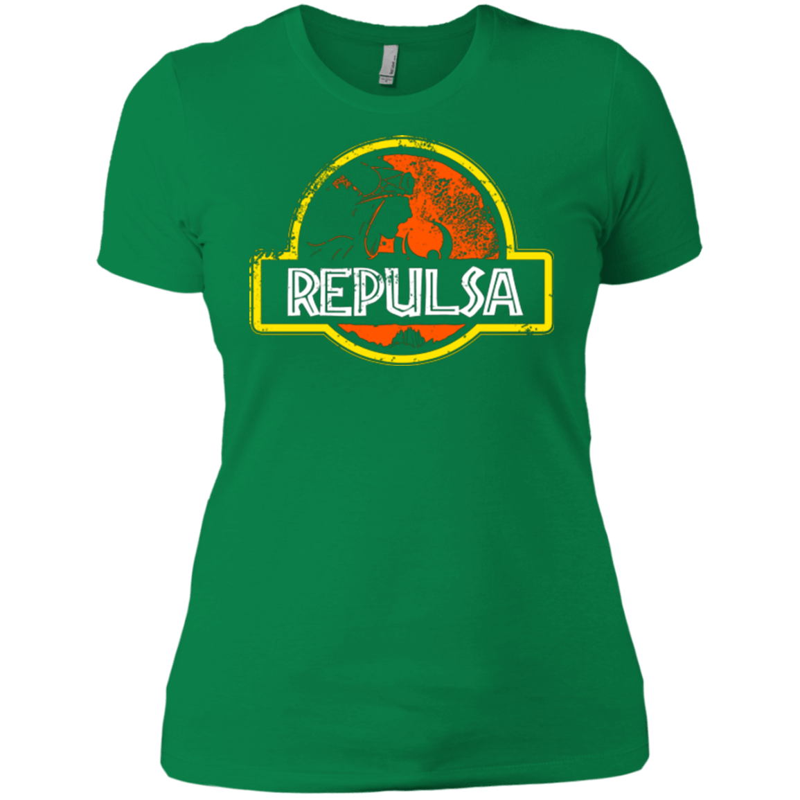 T-Shirts Kelly Green / X-Small Jurassic Power Evil Women's Premium T-Shirt