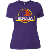 T-Shirts Purple / X-Small Jurassic Power Evil Women's Premium T-Shirt