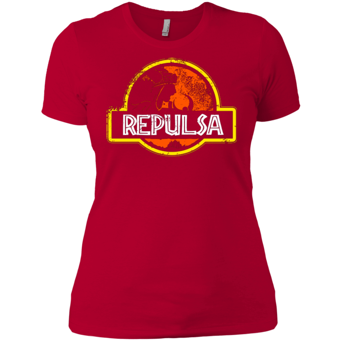 T-Shirts Red / X-Small Jurassic Power Evil Women's Premium T-Shirt