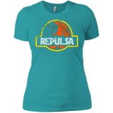 T-Shirts Tahiti Blue / X-Small Jurassic Power Evil Women's Premium T-Shirt