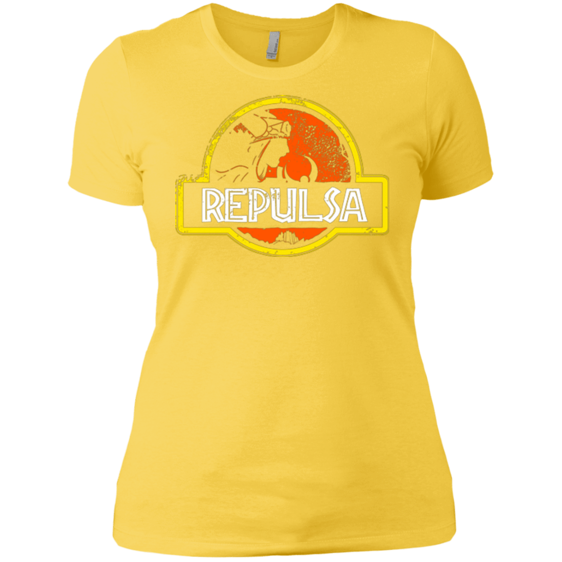 T-Shirts Vibrant Yellow / X-Small Jurassic Power Evil Women's Premium T-Shirt