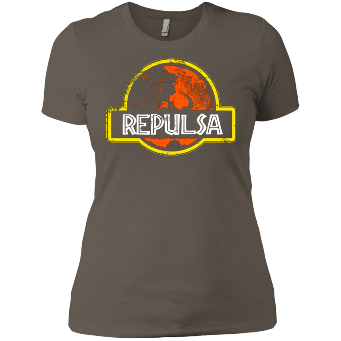 T-Shirts Warm Grey / X-Small Jurassic Power Evil Women's Premium T-Shirt