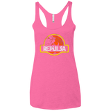 T-Shirts Vintage Pink / X-Small Jurassic Power Evil Women's Triblend Racerback Tank
