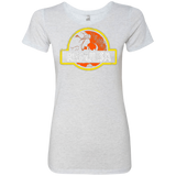 T-Shirts Heather White / Small Jurassic Power Evil Women's Triblend T-Shirt