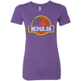 T-Shirts Purple Rush / Small Jurassic Power Evil Women's Triblend T-Shirt