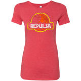T-Shirts Vintage Red / Small Jurassic Power Evil Women's Triblend T-Shirt