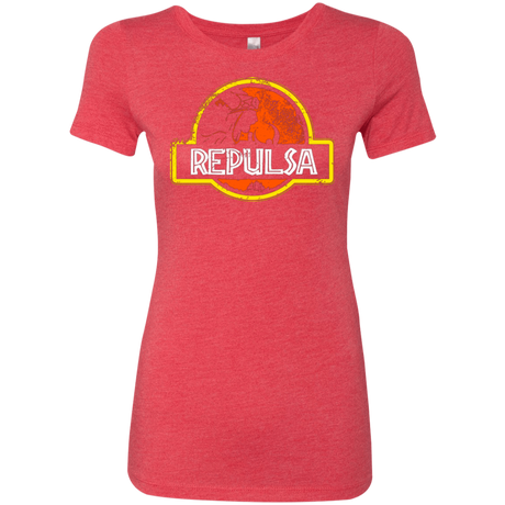 T-Shirts Vintage Red / Small Jurassic Power Evil Women's Triblend T-Shirt