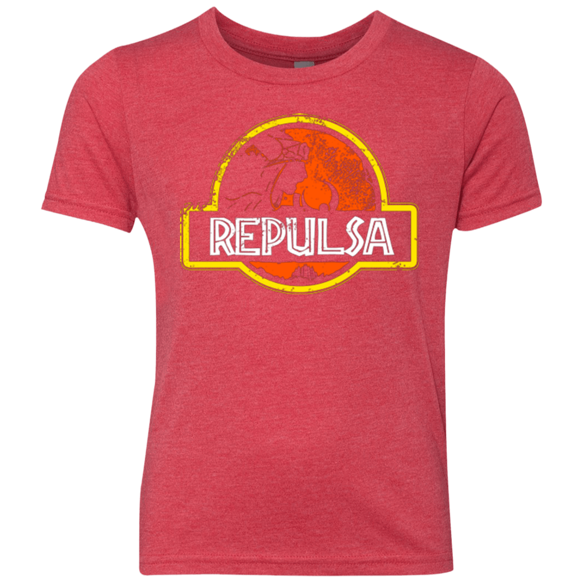 T-Shirts Vintage Red / YXS Jurassic Power Evil Youth Triblend T-Shirt
