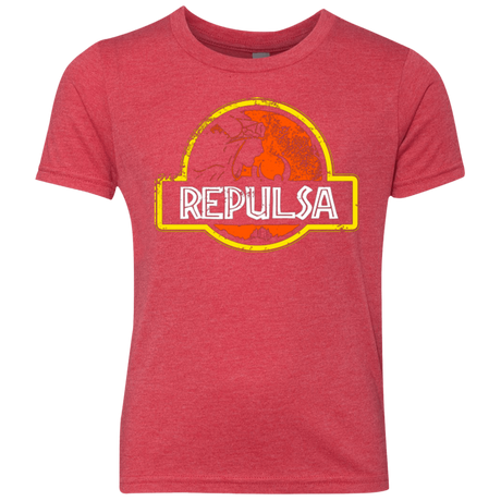 T-Shirts Vintage Red / YXS Jurassic Power Evil Youth Triblend T-Shirt