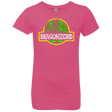 T-Shirts Hot Pink / YXS Jurassic Power Green Girls Premium T-Shirt