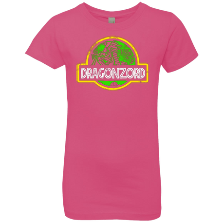 T-Shirts Hot Pink / YXS Jurassic Power Green Girls Premium T-Shirt