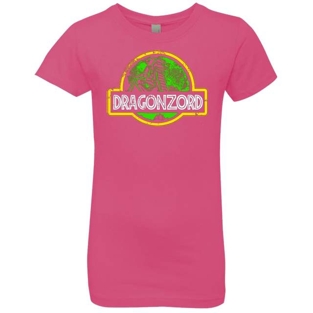 T-Shirts Hot Pink / YXS Jurassic Power Green Girls Premium T-Shirt