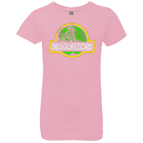 T-Shirts Light Pink / YXS Jurassic Power Green Girls Premium T-Shirt