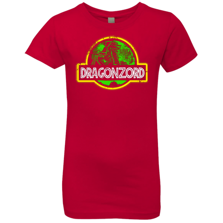 T-Shirts Red / YXS Jurassic Power Green Girls Premium T-Shirt