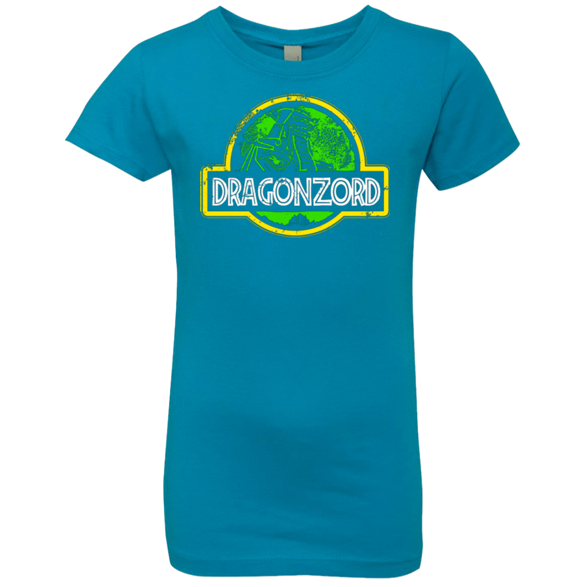 T-Shirts Turquoise / YXS Jurassic Power Green Girls Premium T-Shirt