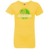 T-Shirts Vibrant Yellow / YXS Jurassic Power Green Girls Premium T-Shirt