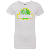 T-Shirts White / YXS Jurassic Power Green Girls Premium T-Shirt