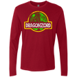 T-Shirts Cardinal / Small Jurassic Power Green Men's Premium Long Sleeve