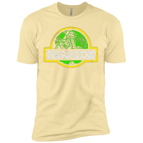 T-Shirts Banana Cream / X-Small Jurassic Power Green Men's Premium T-Shirt