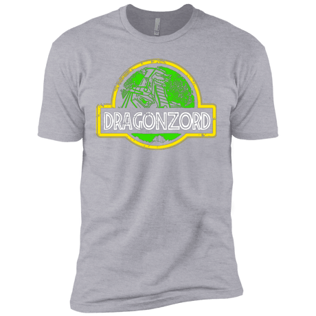 T-Shirts Heather Grey / X-Small Jurassic Power Green Men's Premium T-Shirt