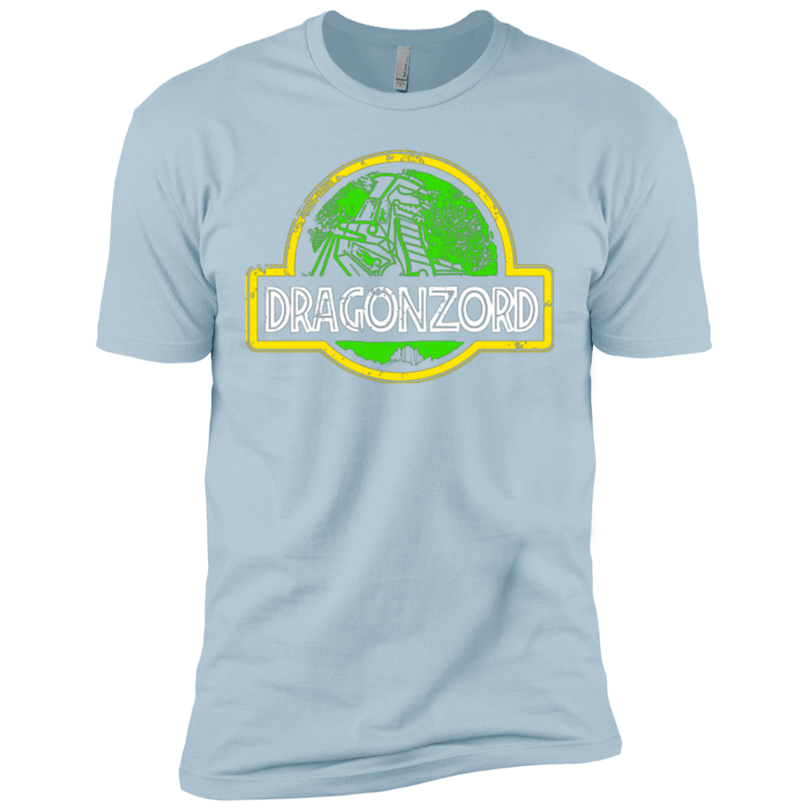 T-Shirts Light Blue / X-Small Jurassic Power Green Men's Premium T-Shirt