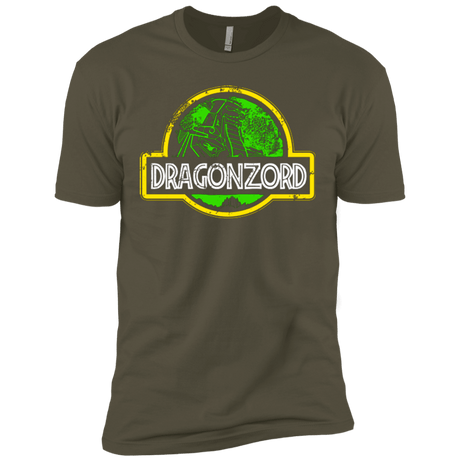T-Shirts Military Green / X-Small Jurassic Power Green Men's Premium T-Shirt