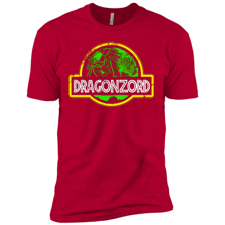 T-Shirts Red / X-Small Jurassic Power Green Men's Premium T-Shirt