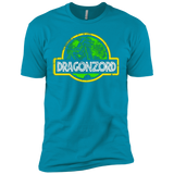T-Shirts Turquoise / X-Small Jurassic Power Green Men's Premium T-Shirt