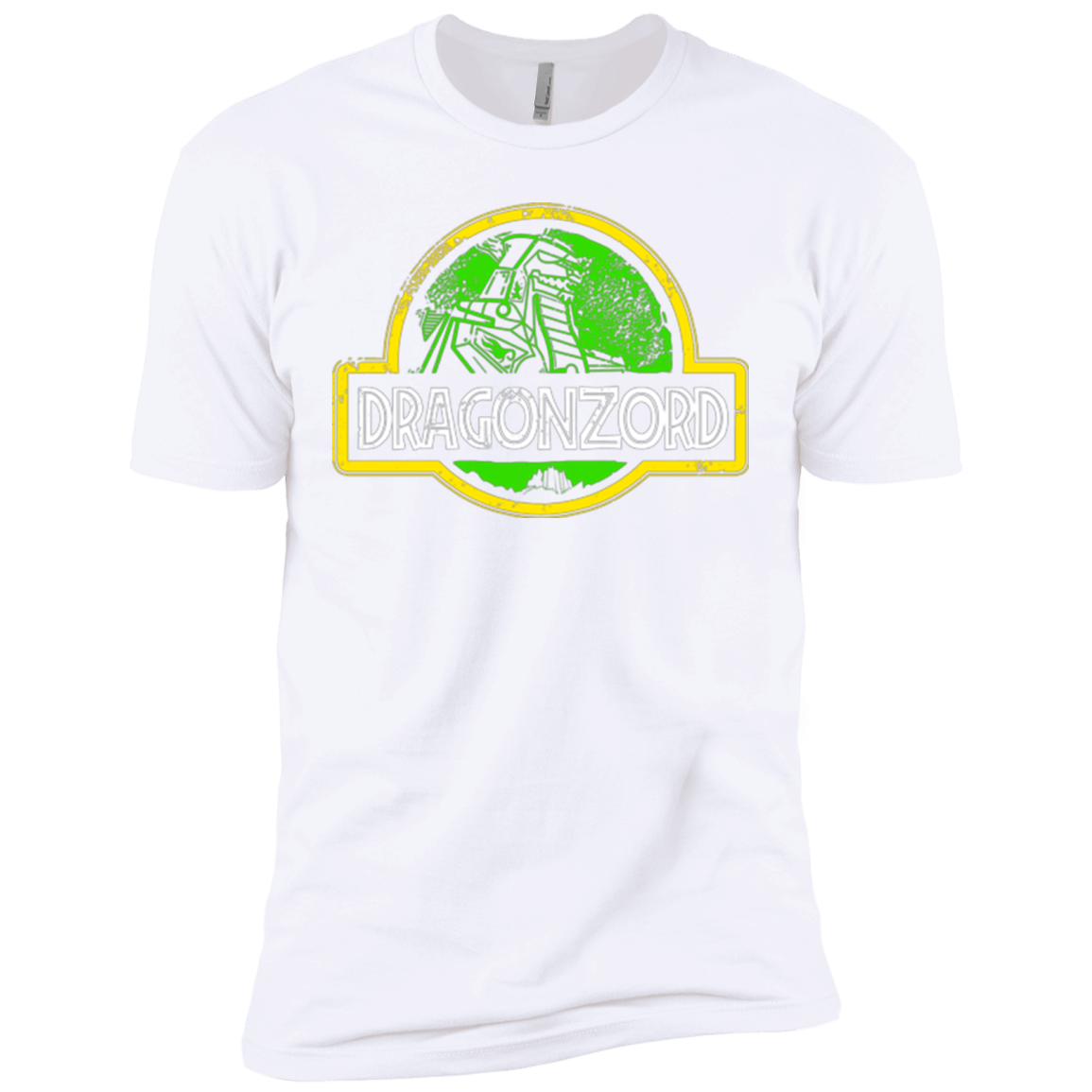 T-Shirts White / X-Small Jurassic Power Green Men's Premium T-Shirt