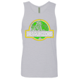 T-Shirts Heather Grey / Small Jurassic Power Green Men's Premium Tank Top