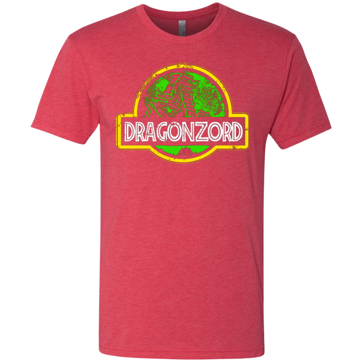 T-Shirts Vintage Red / Small Jurassic Power Green Men's Triblend T-Shirt