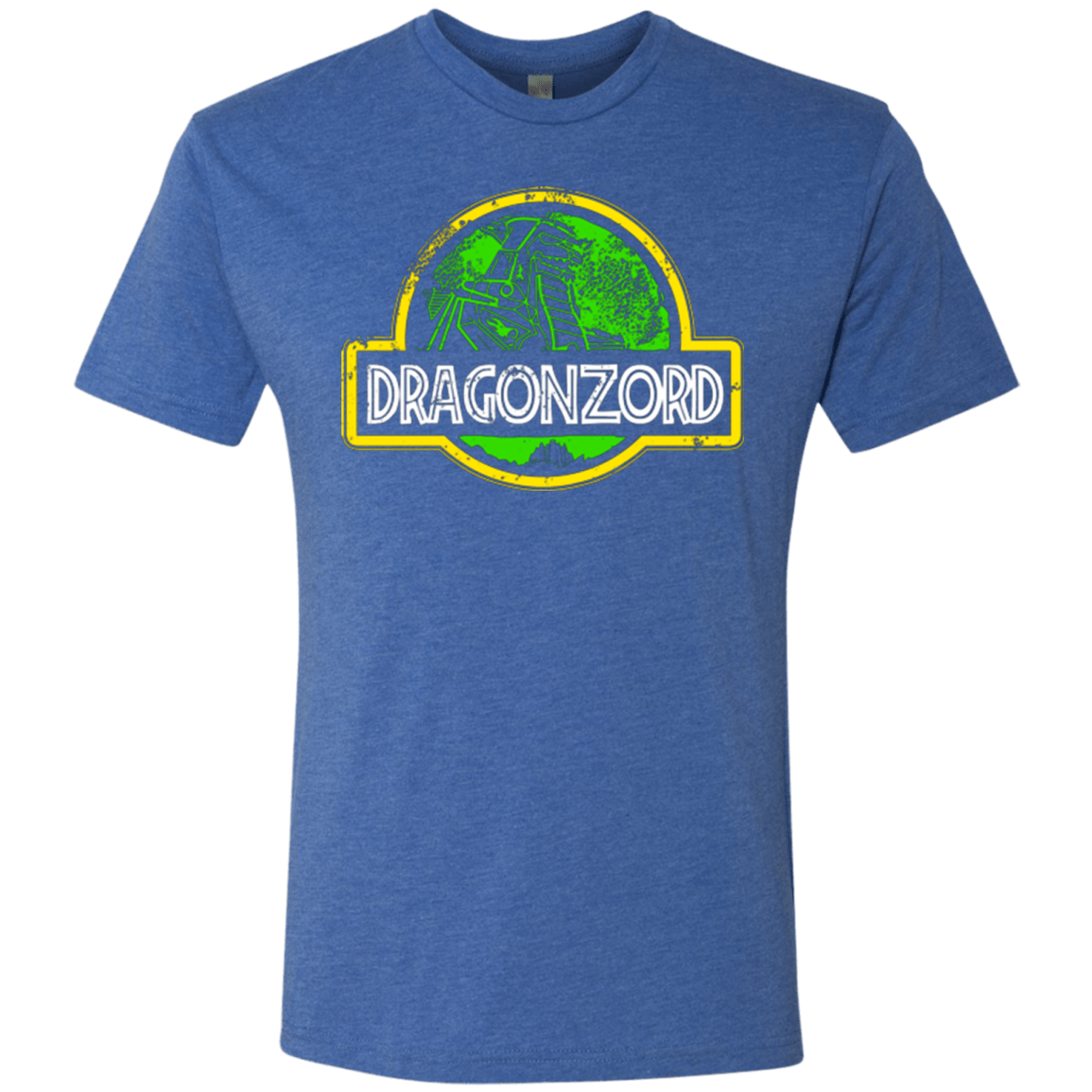 T-Shirts Vintage Royal / Small Jurassic Power Green Men's Triblend T-Shirt