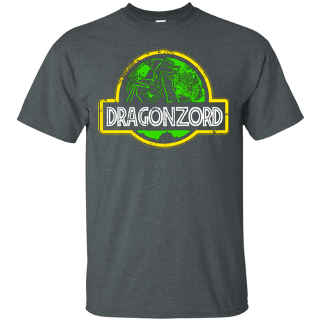 T-Shirts Dark Heather / Small Jurassic Power Green T-Shirt