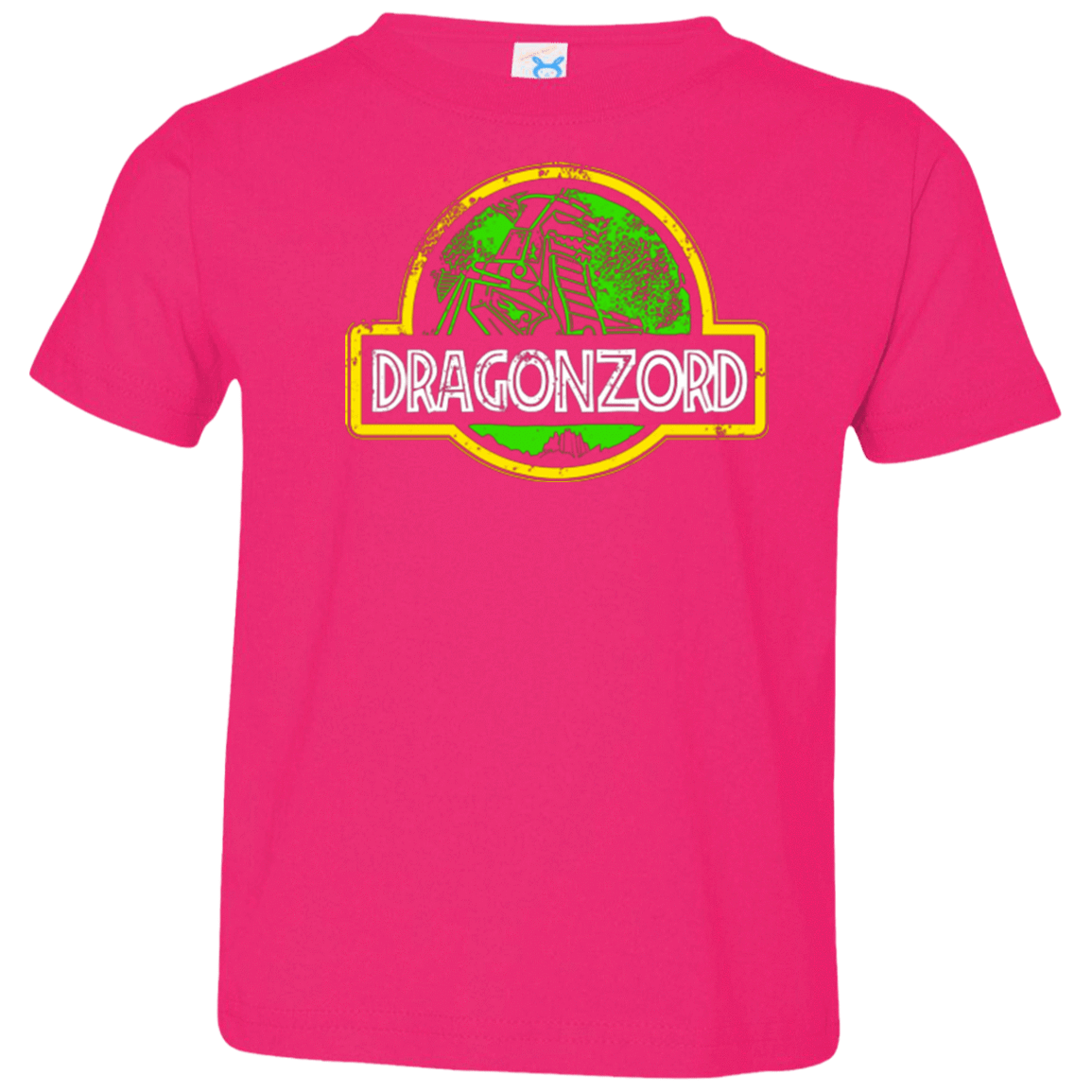 T-Shirts Hot Pink / 2T Jurassic Power Green Toddler Premium T-Shirt