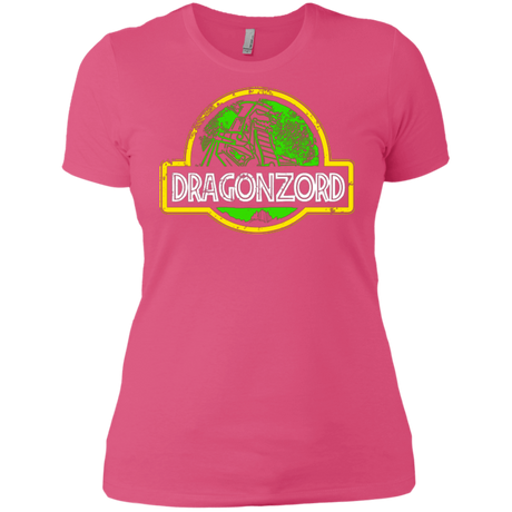T-Shirts Hot Pink / X-Small Jurassic Power Green Women's Premium T-Shirt