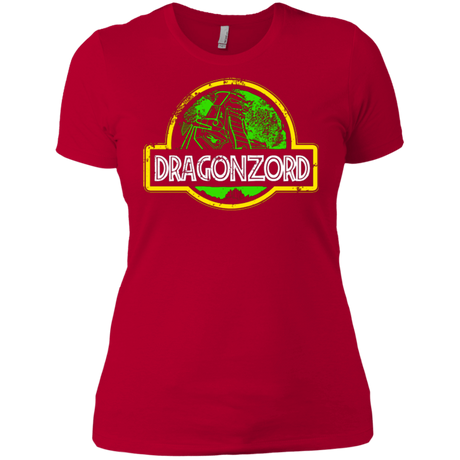 T-Shirts Red / X-Small Jurassic Power Green Women's Premium T-Shirt