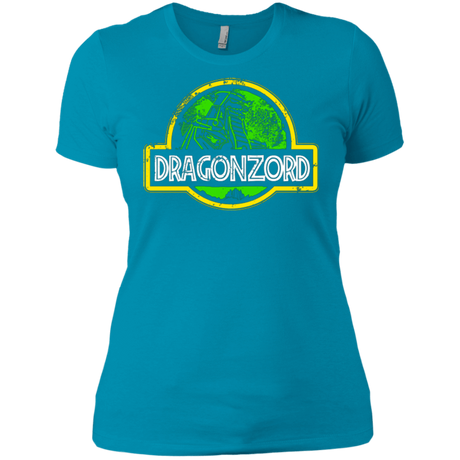 T-Shirts Turquoise / X-Small Jurassic Power Green Women's Premium T-Shirt