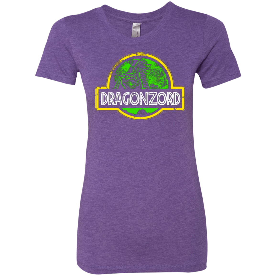 T-Shirts Purple Rush / Small Jurassic Power Green Women's Triblend T-Shirt