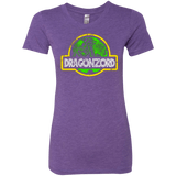 T-Shirts Purple Rush / Small Jurassic Power Green Women's Triblend T-Shirt