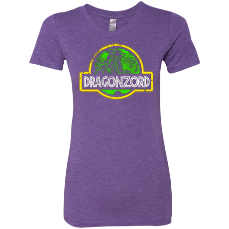 T-Shirts Purple Rush / Small Jurassic Power Green Women's Triblend T-Shirt