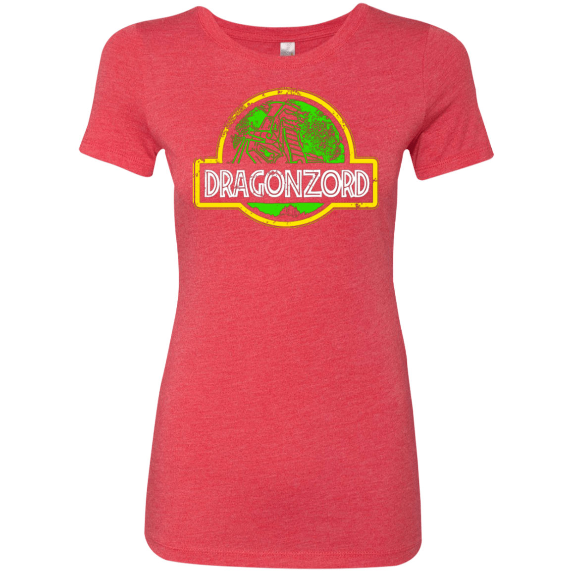 T-Shirts Vintage Red / Small Jurassic Power Green Women's Triblend T-Shirt